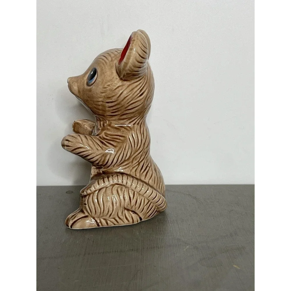 VINTAGE Mouse Pepper Shaker Figurine Big Eyes Anthropomorphic Marked JAPAN